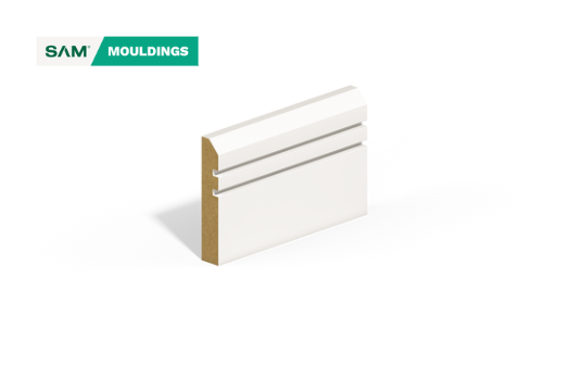 Chamfer & Double Groove MDF Skirting and Architrave